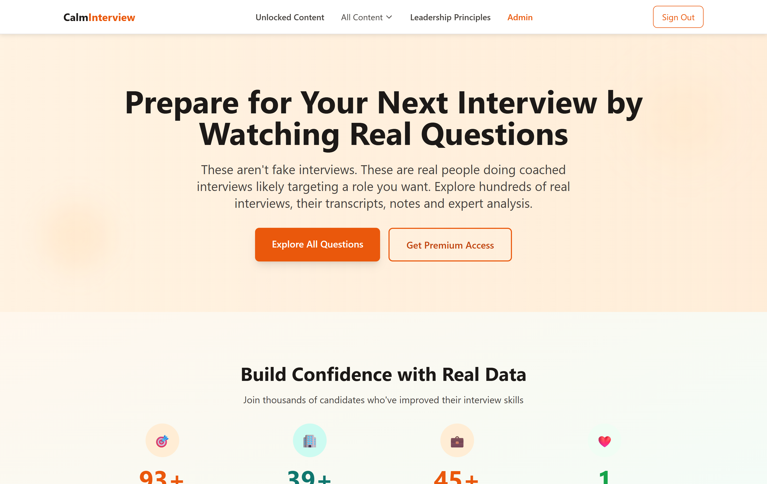 CalmInterview preview